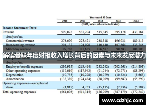 解读曼联年度财报收入增长背后的因素与未来发展潜力